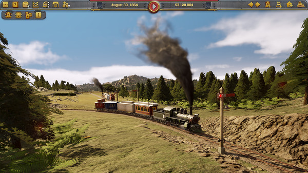 Screenshot z Railway Empire