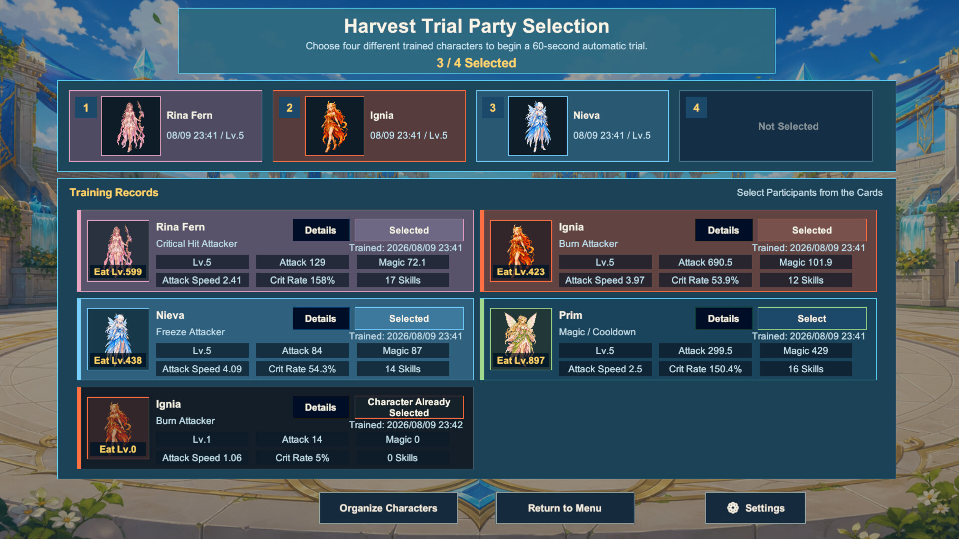 HARVEST ARCANA