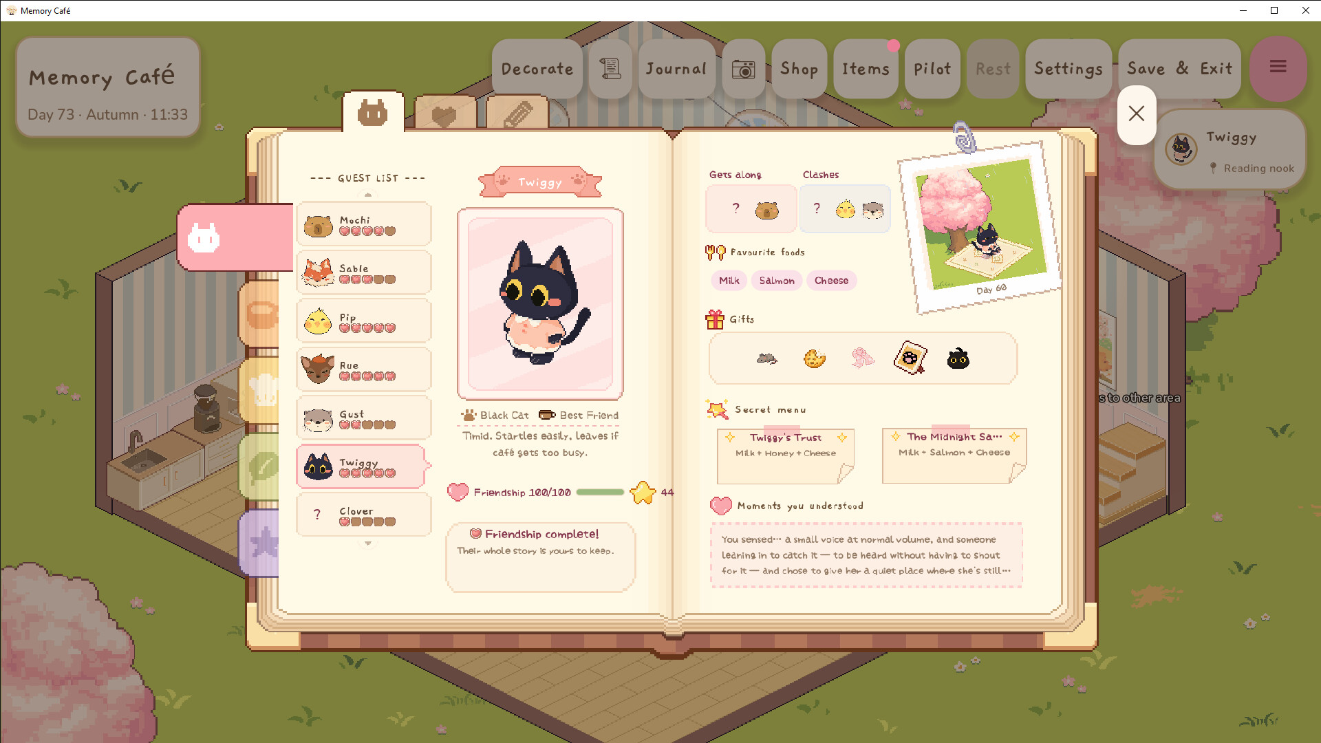 memory cafe screenshot 5
