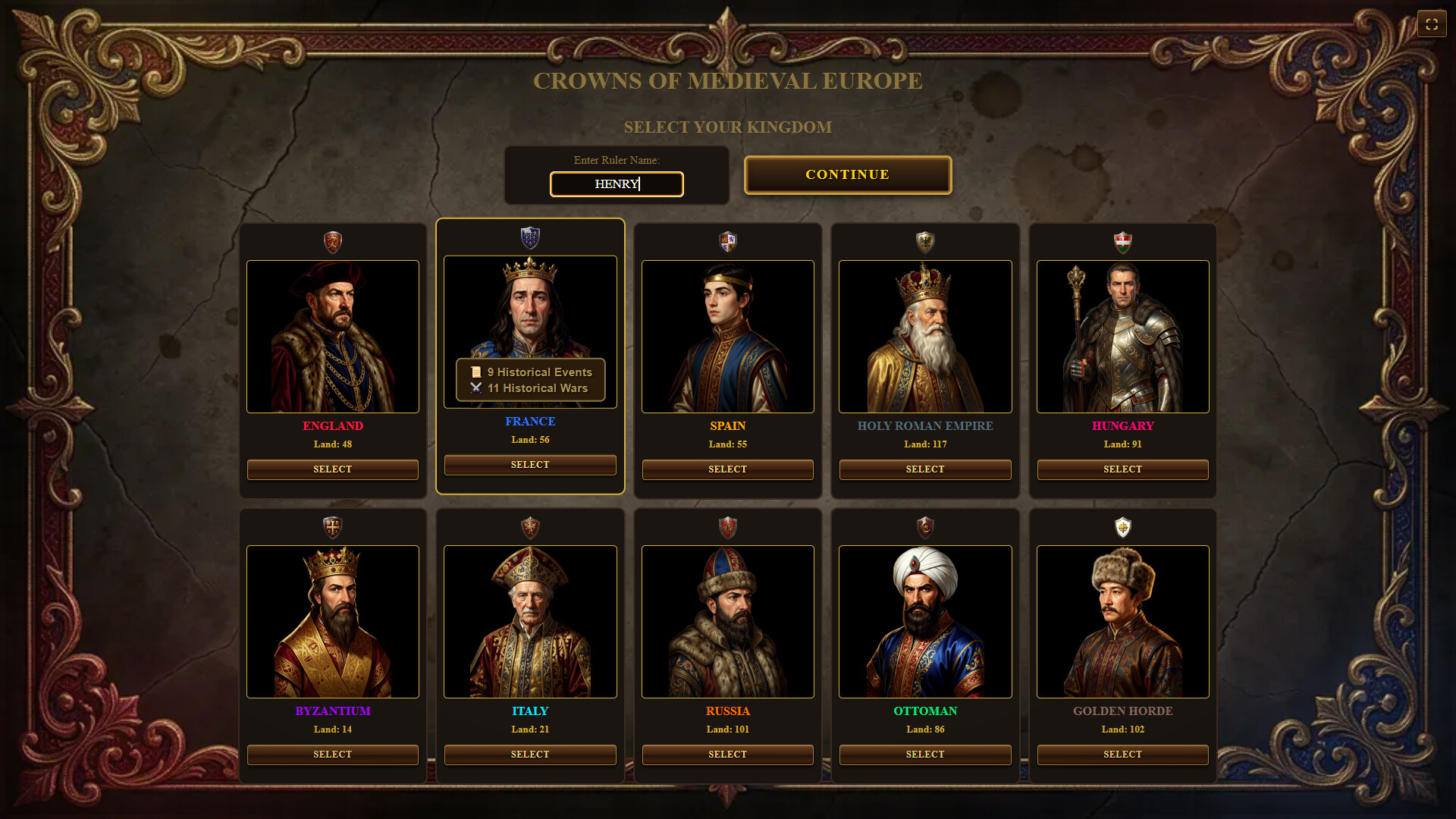 Crowns of Medieval Europe