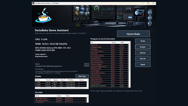 SwissBaha Game Assistant screenshot 1