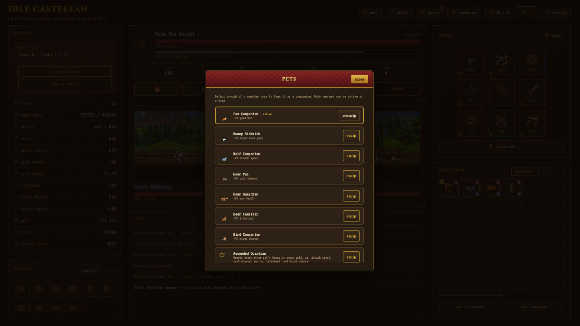 Idle Castellan screenshot