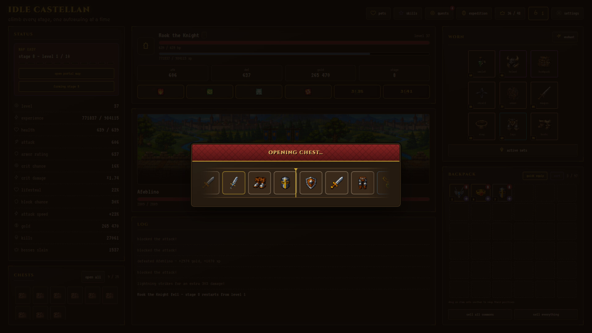 Idle Castellan screenshot 2