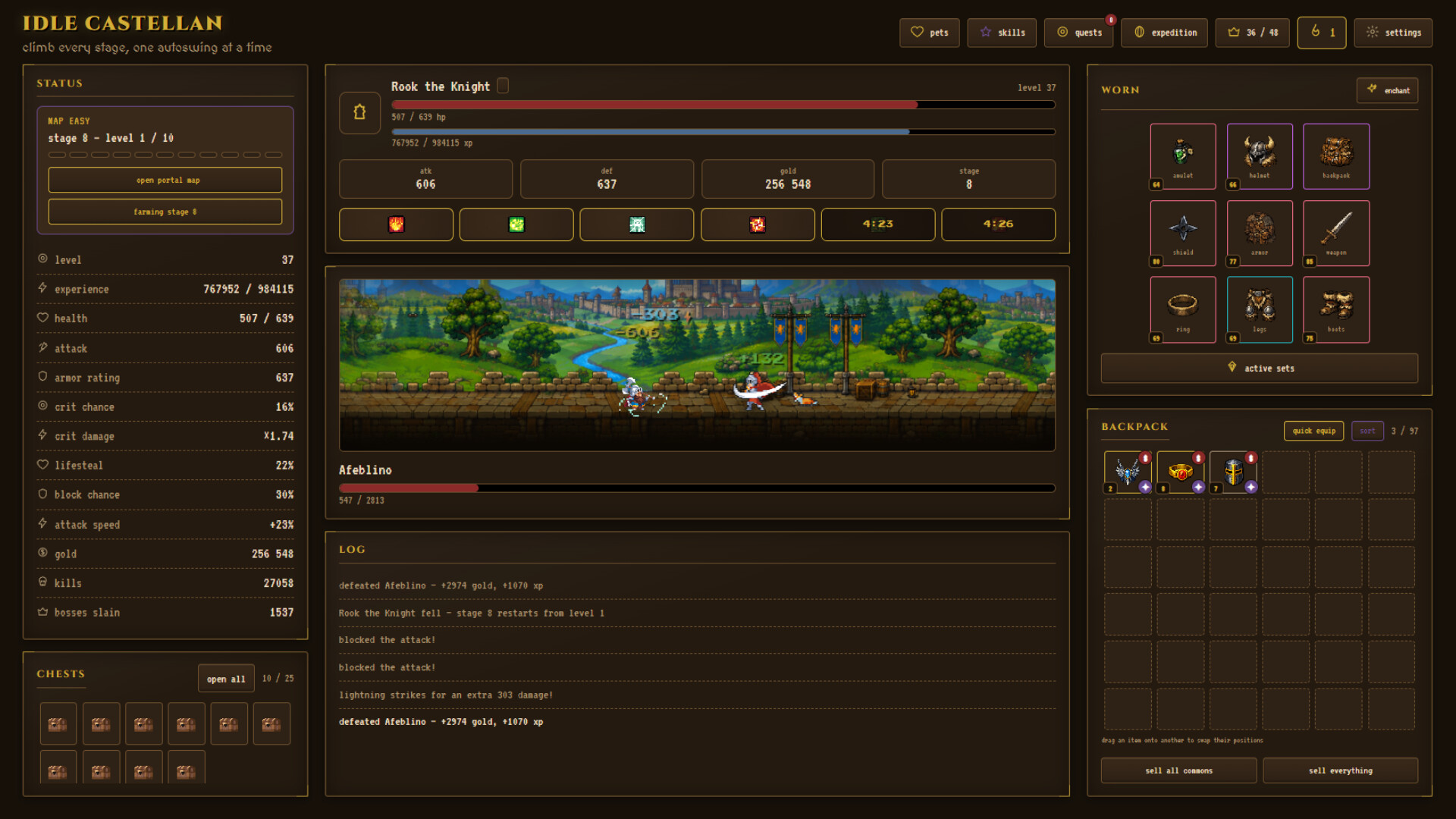 Idle Castellan screenshot