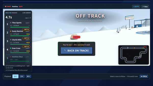 Redline Rookie: A 4WD Racing Career screenshot 2