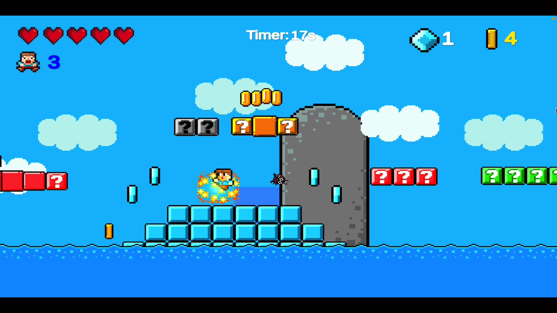 Heroic Hop: The Colorful World of Blocks and the ChromaLords screenshot 1