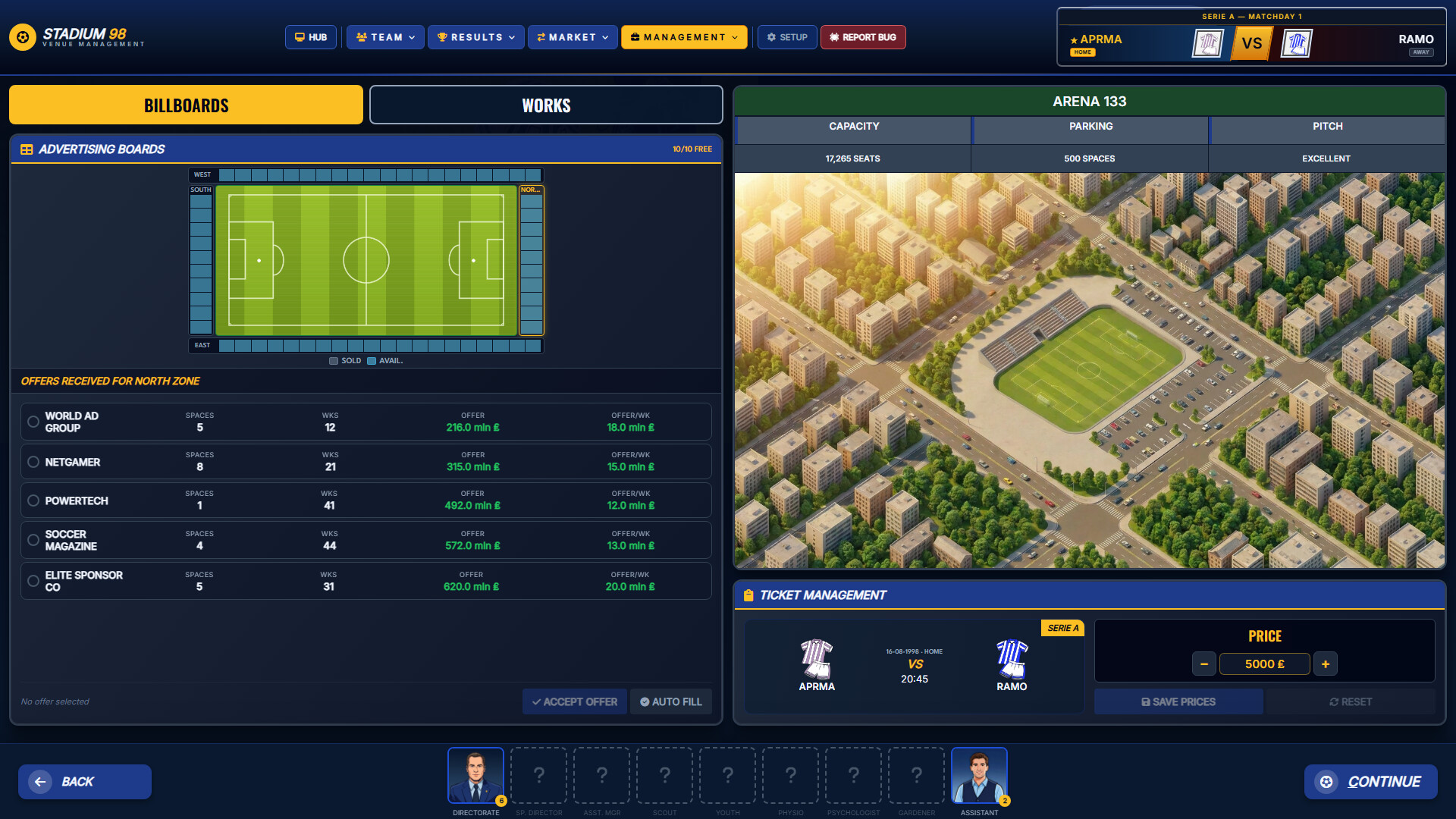Calcio 98 screenshot #7