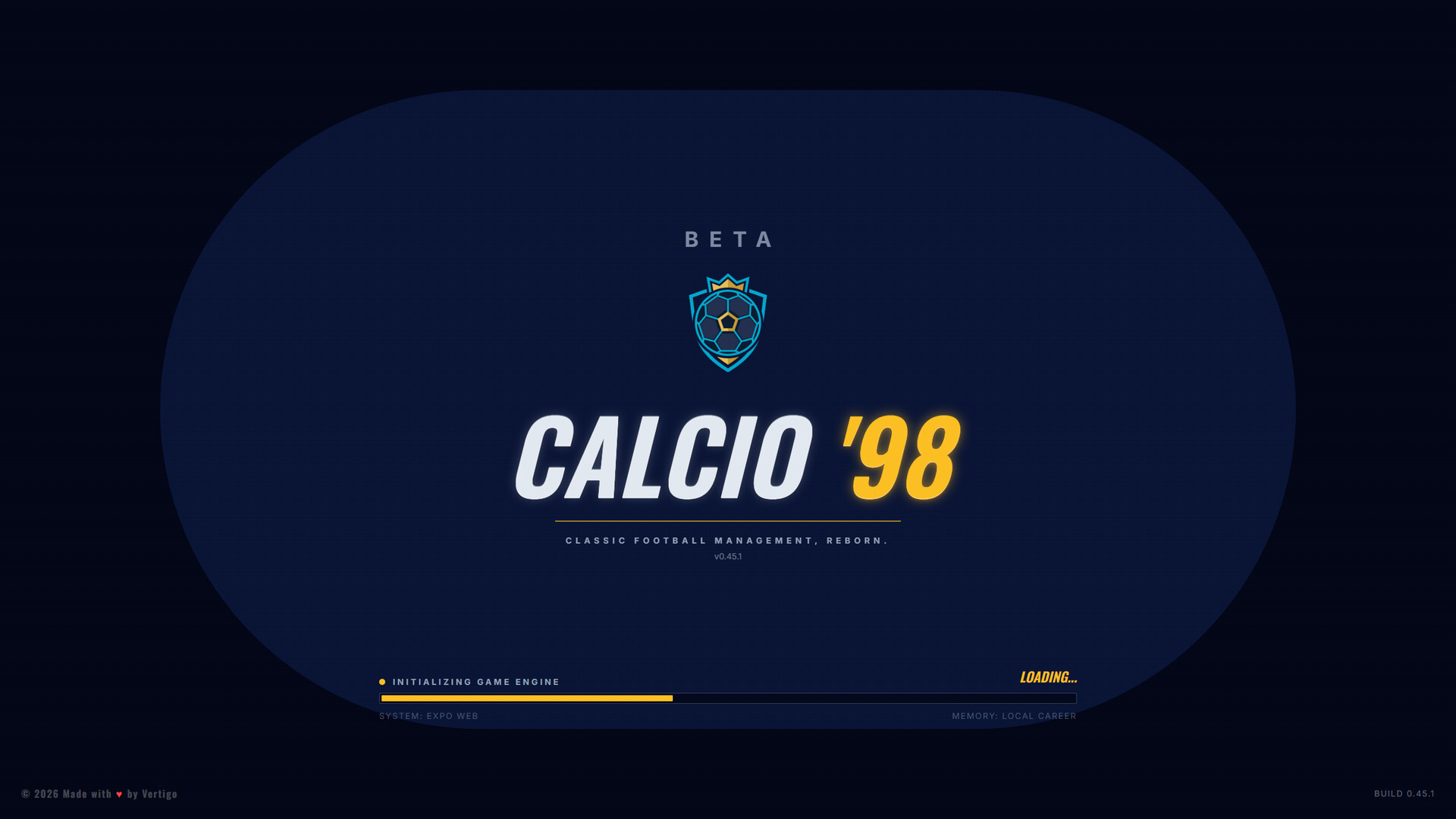 Calcio 98 screenshot 1