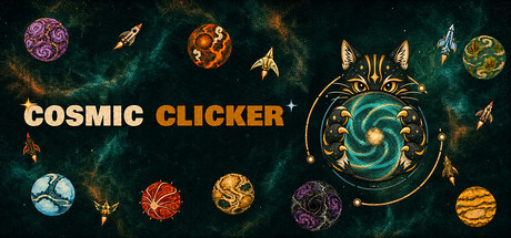 Cosmic Clicker — Steam header