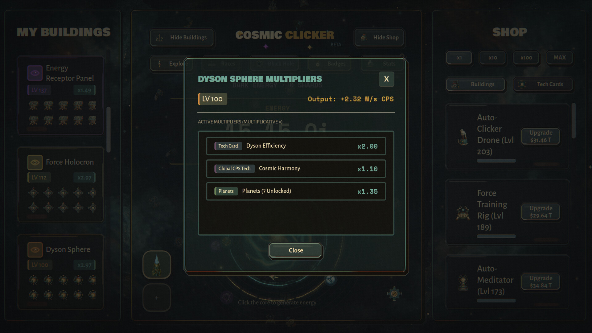 Cosmic Clicker screenshot 11