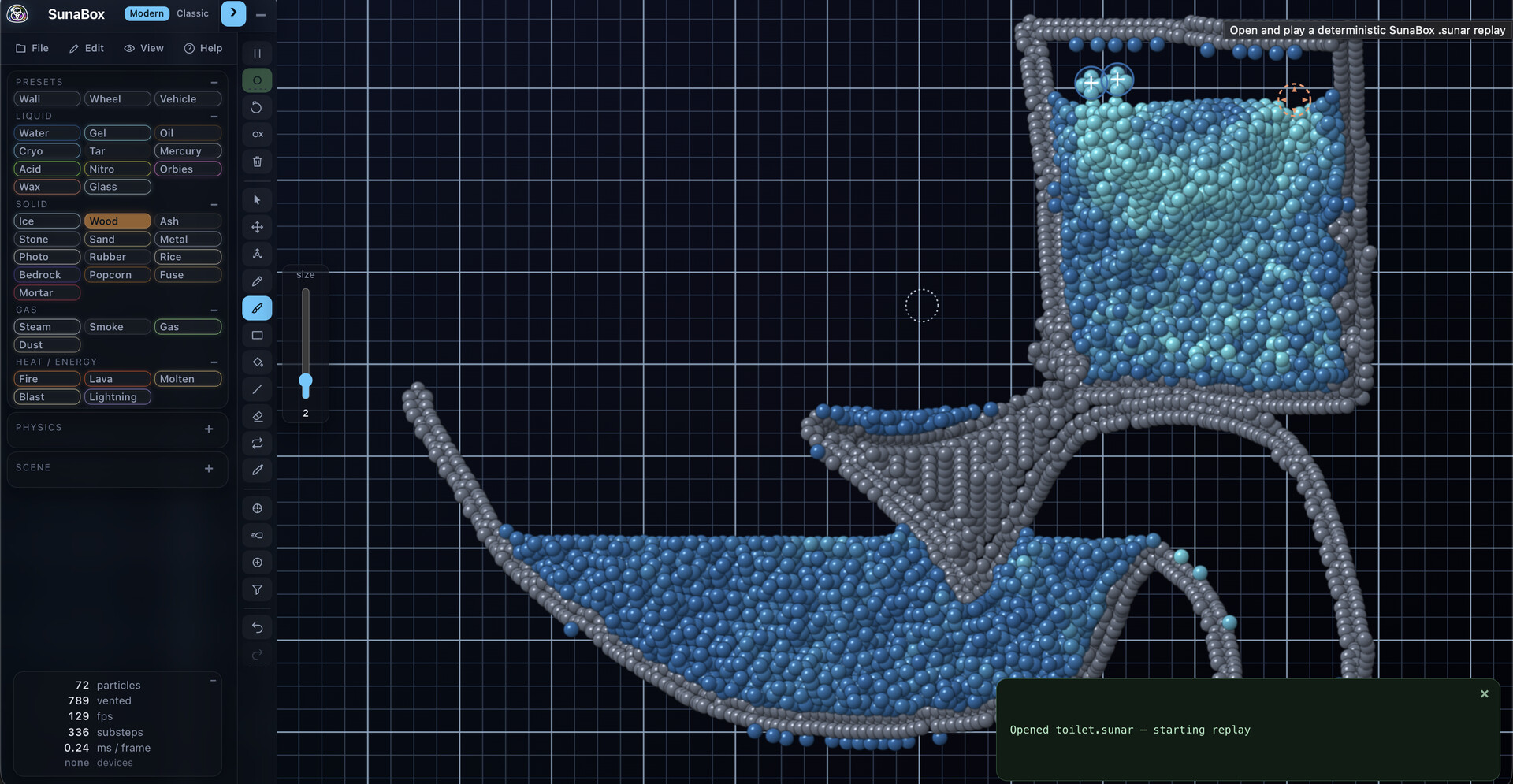 SunaBox - The Particle Sandbox That Remembers screenshot 1