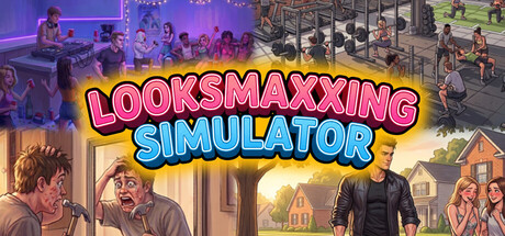 Looksmaxxing Simulator header art