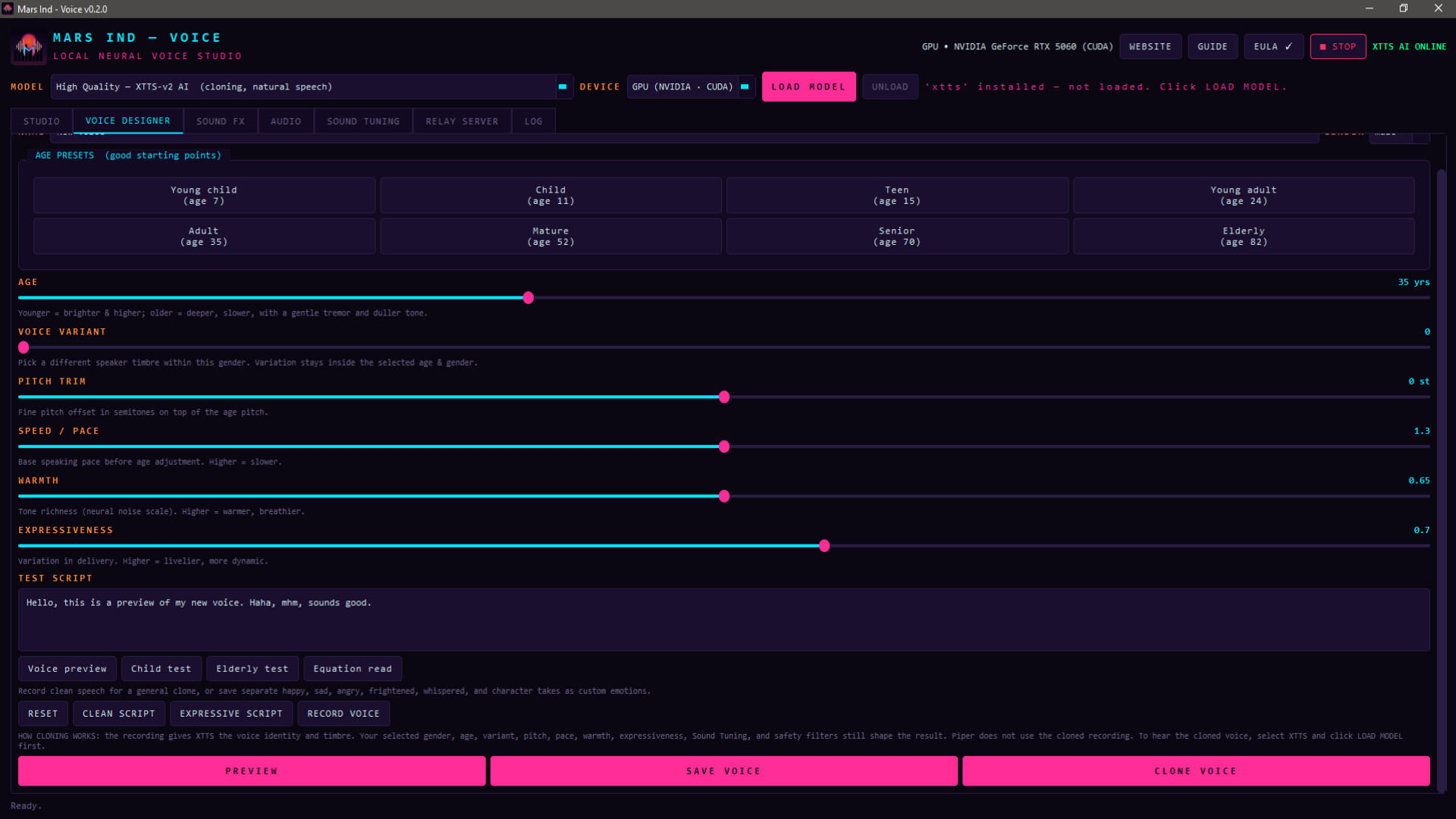 Mars Ind - Voice screenshot 2