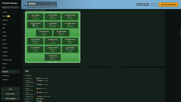 Irish Sport Manager screenshot 7