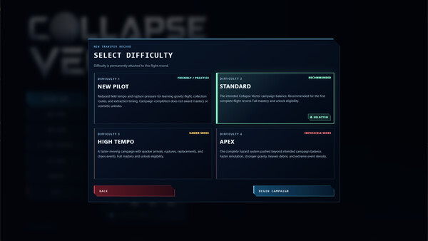 Collapse Vector Screenshot