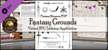 Fantasy Grounds - Rolemaster Classic: Fantasy Weapons banner image