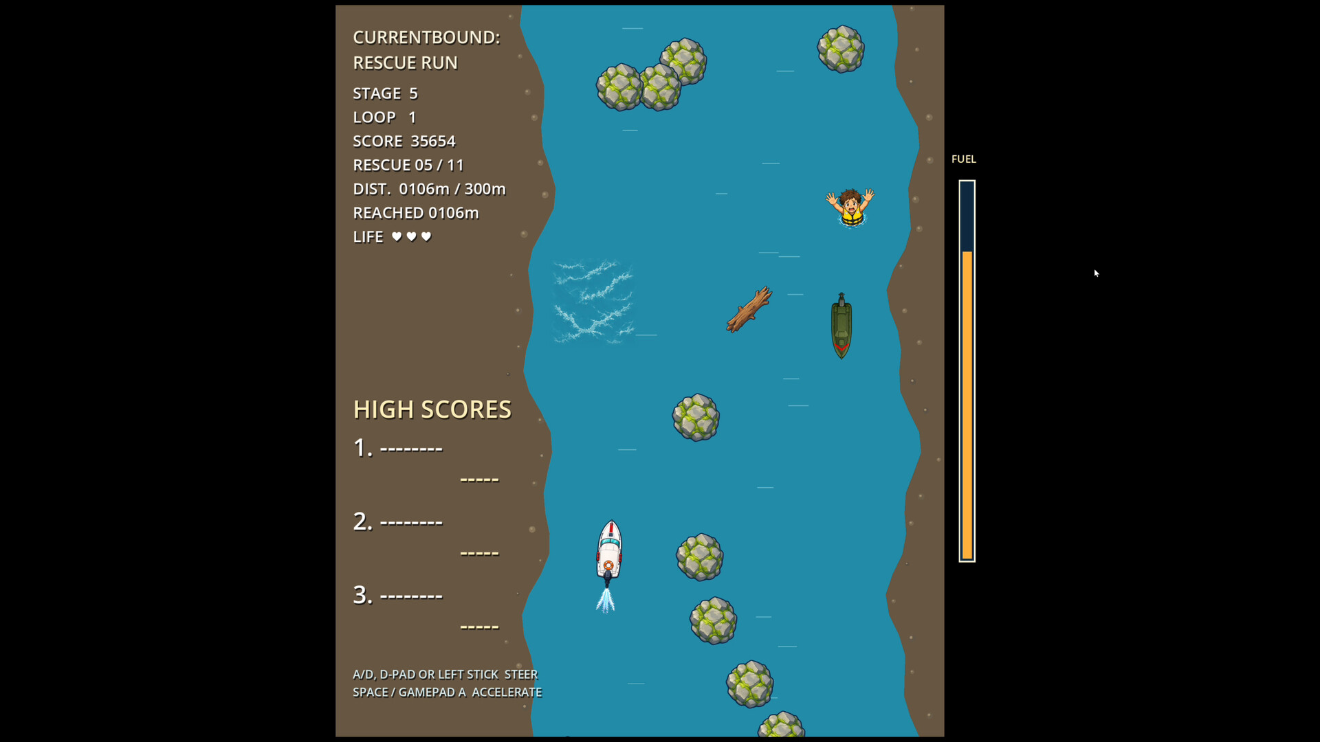 CURRENTBOUND:Rescue Run