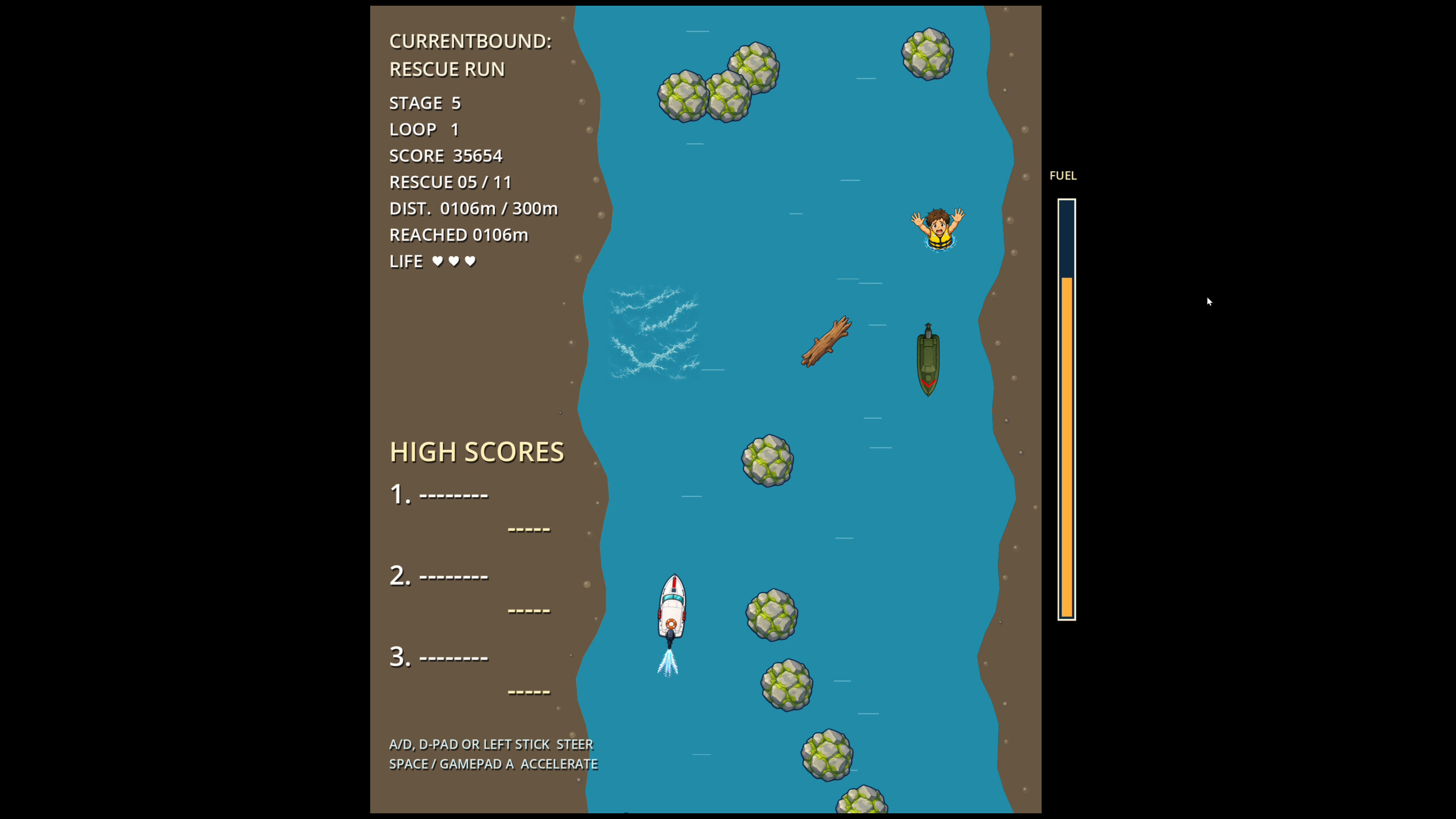 CURRENTBOUND:Rescue Run