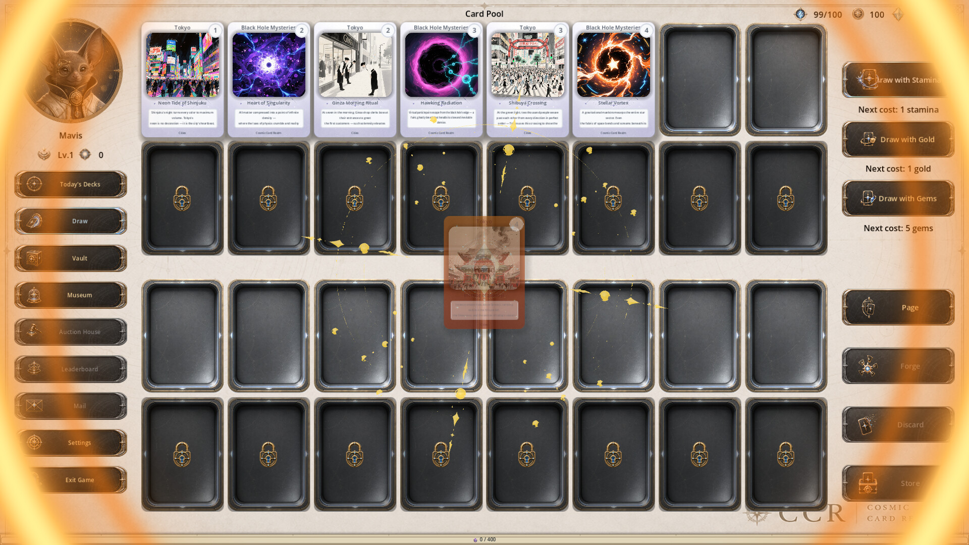 CCR - Cosmic Card Realm — gameplay screenshot 1