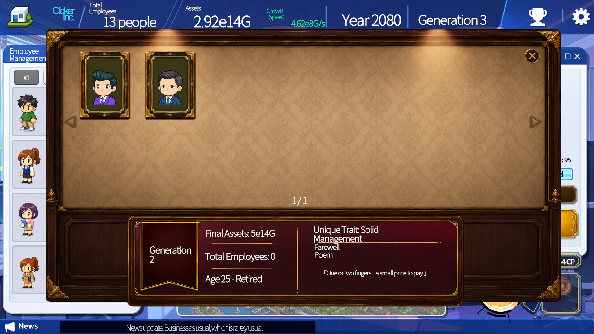 Clicker Inc. - Generational Succession screenshot #5