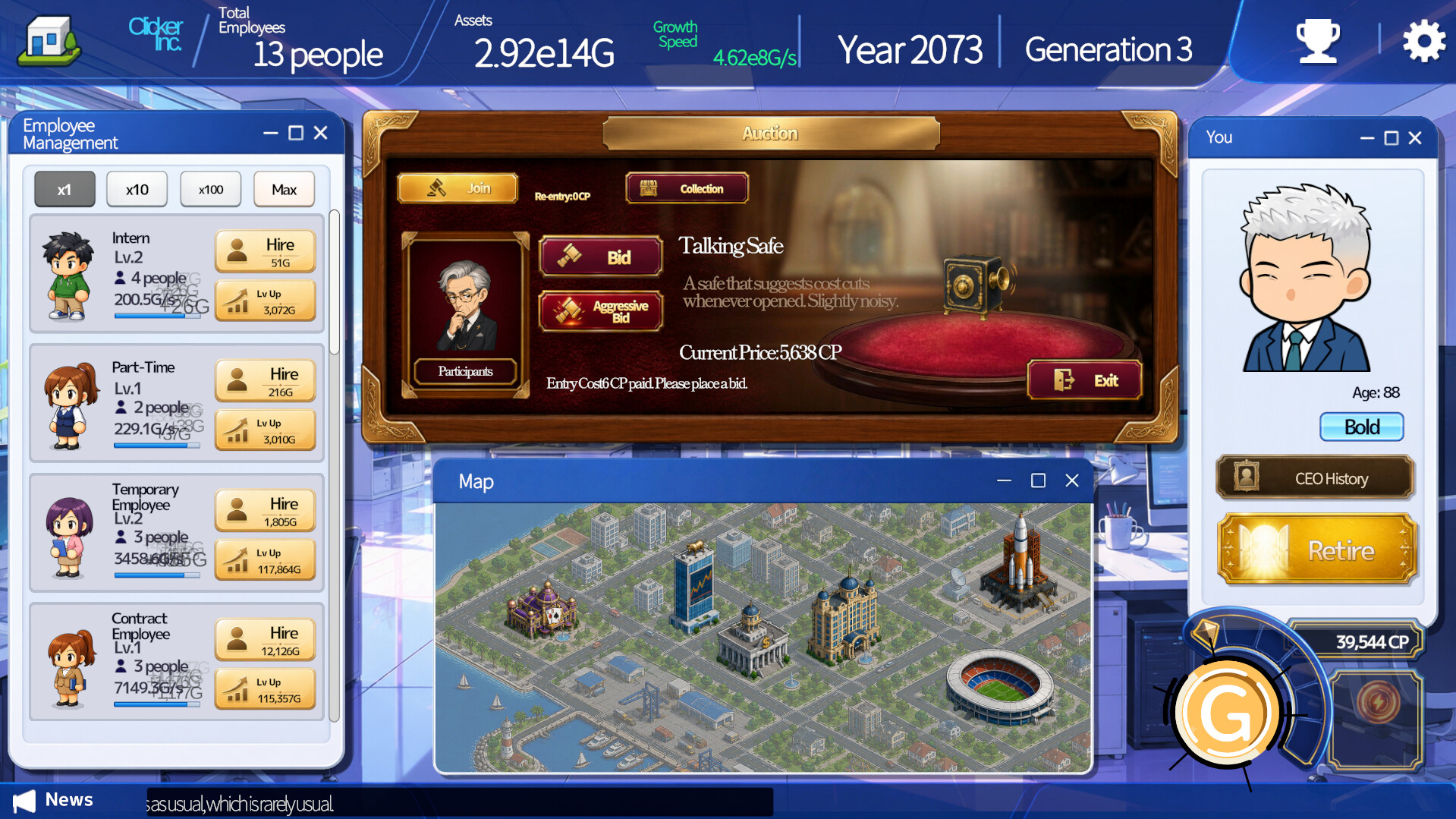 Clicker Inc. - Generational Succession screenshot #3