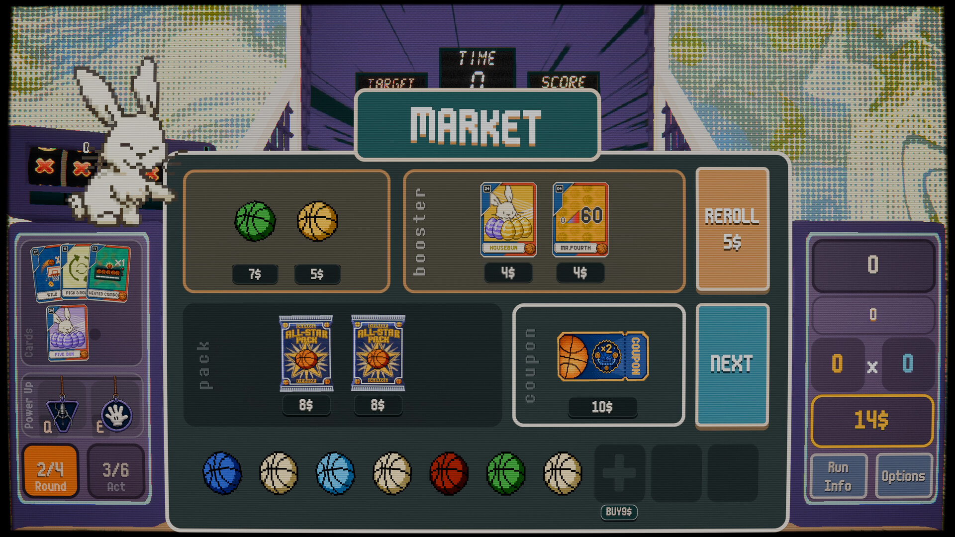 BUNNYBALL: Arcade Basketball Roguelike screenshot 8