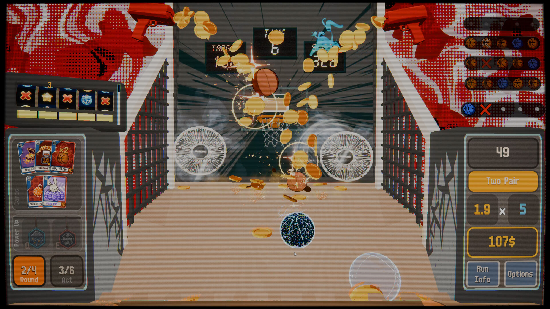 BUNNYBALL: Arcade Basketball Roguelike screenshot 1
