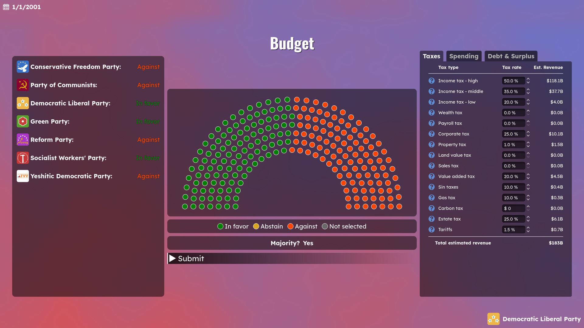 Democracy Simulator screenshot 5