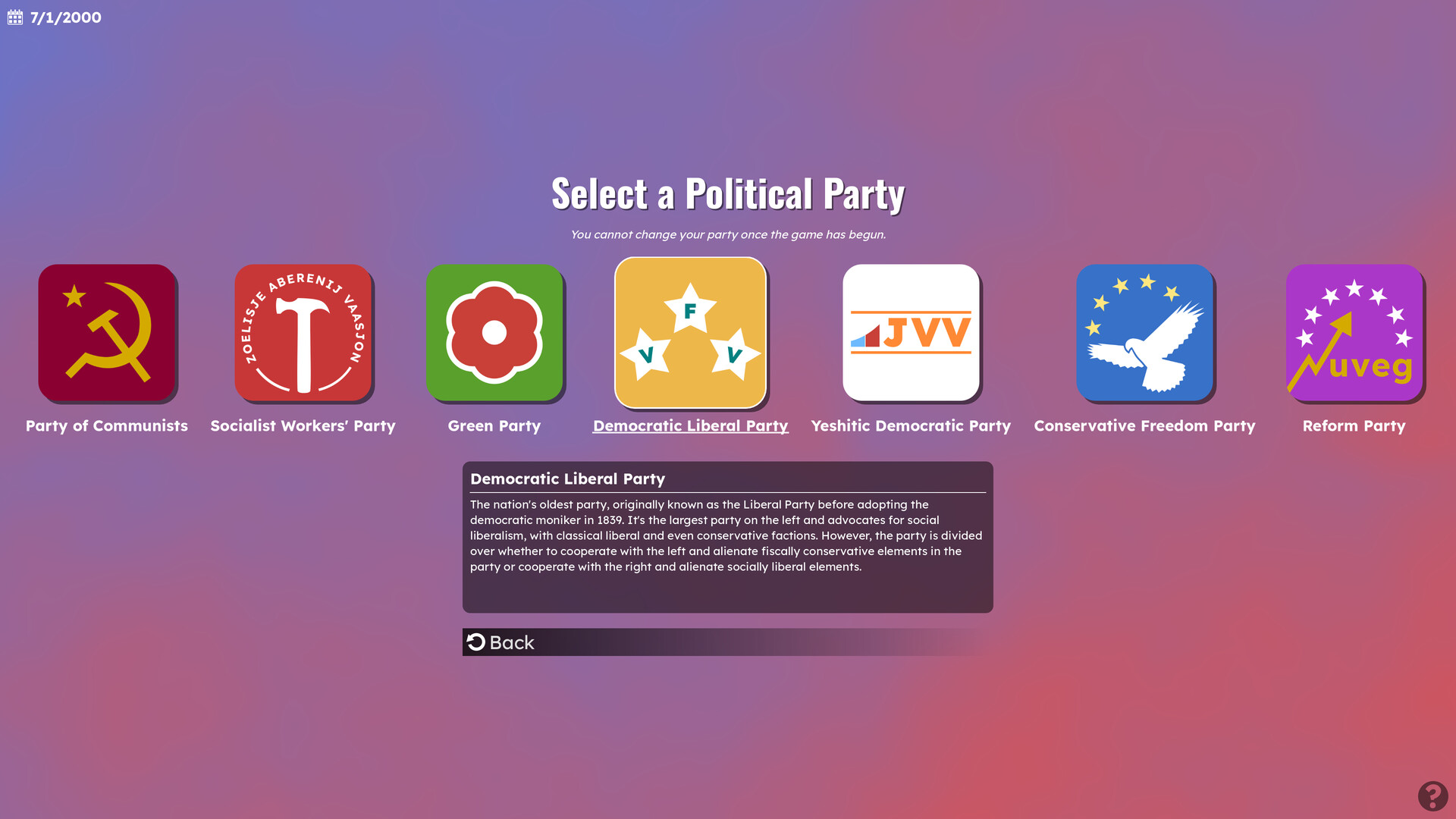 Democracy Simulator screenshot 2