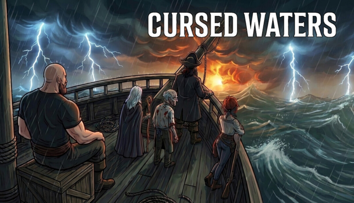 Cursed Waters: Idle RPG cover art