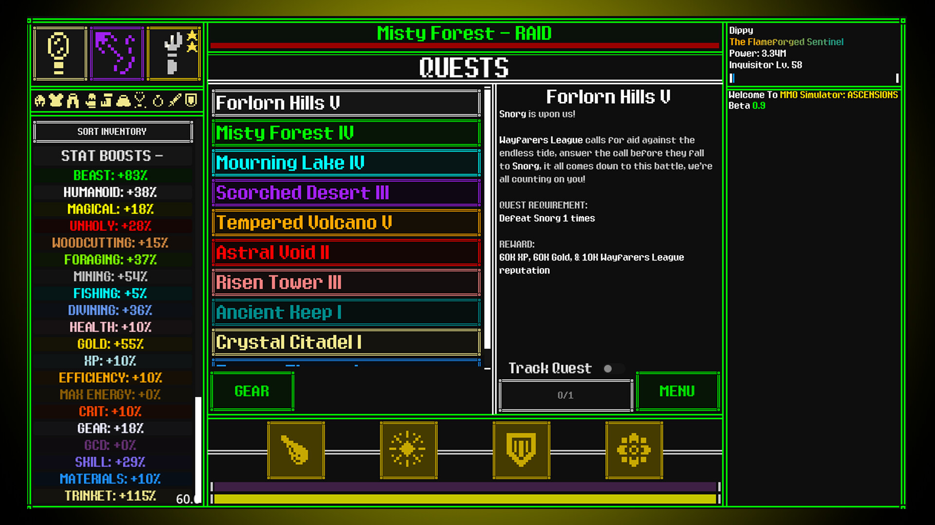 MMO Simulator: ASCENSIONS screenshot 5