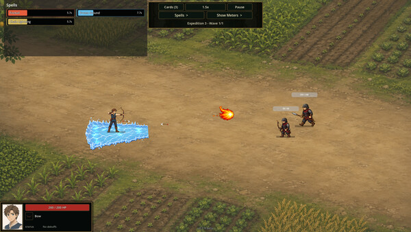 Small battle with spells