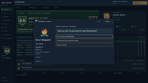 Matchday: Player Career screenshot 6