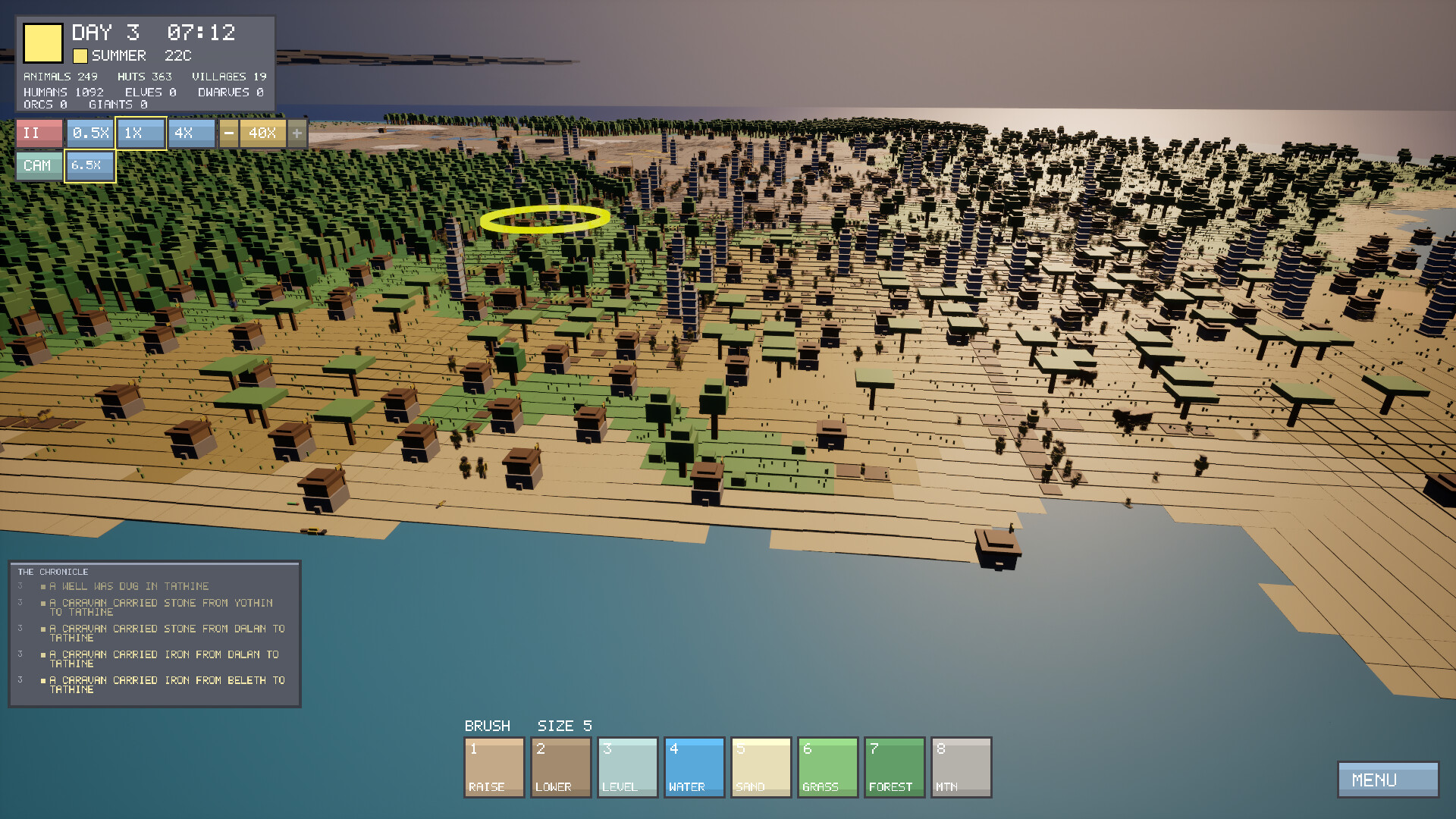 VOXEL ISLE SIMULATOR screenshot
