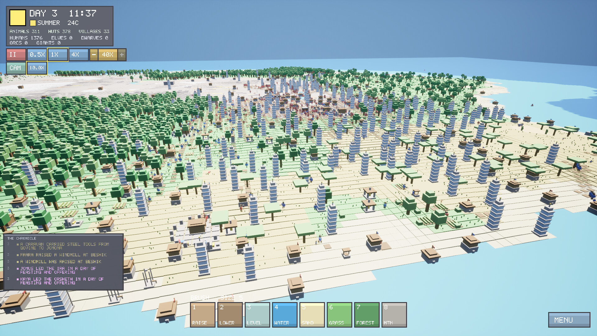 VOXEL ISLE SIMULATOR screenshot