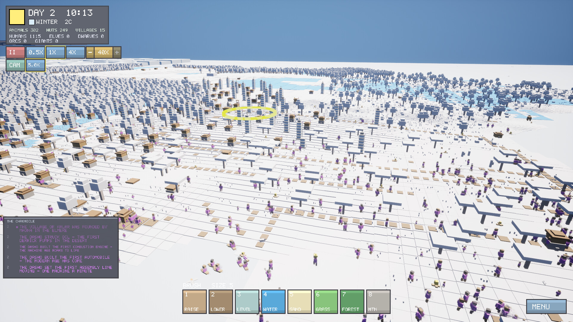 VOXEL ISLE SIMULATOR screenshot