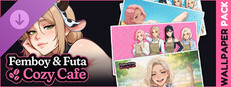 Femboy Futa Cozy Cafe - Wallpapers Pack