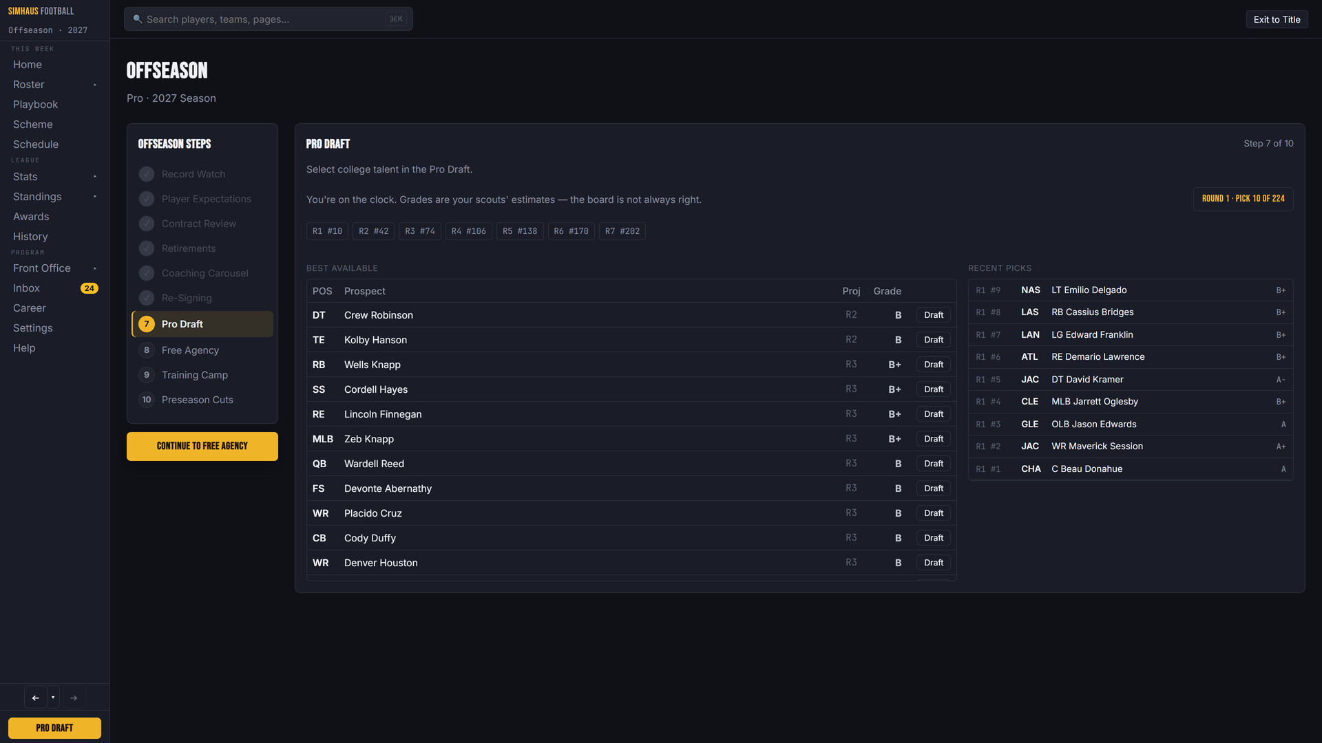 Simhaus: Football screenshot 5