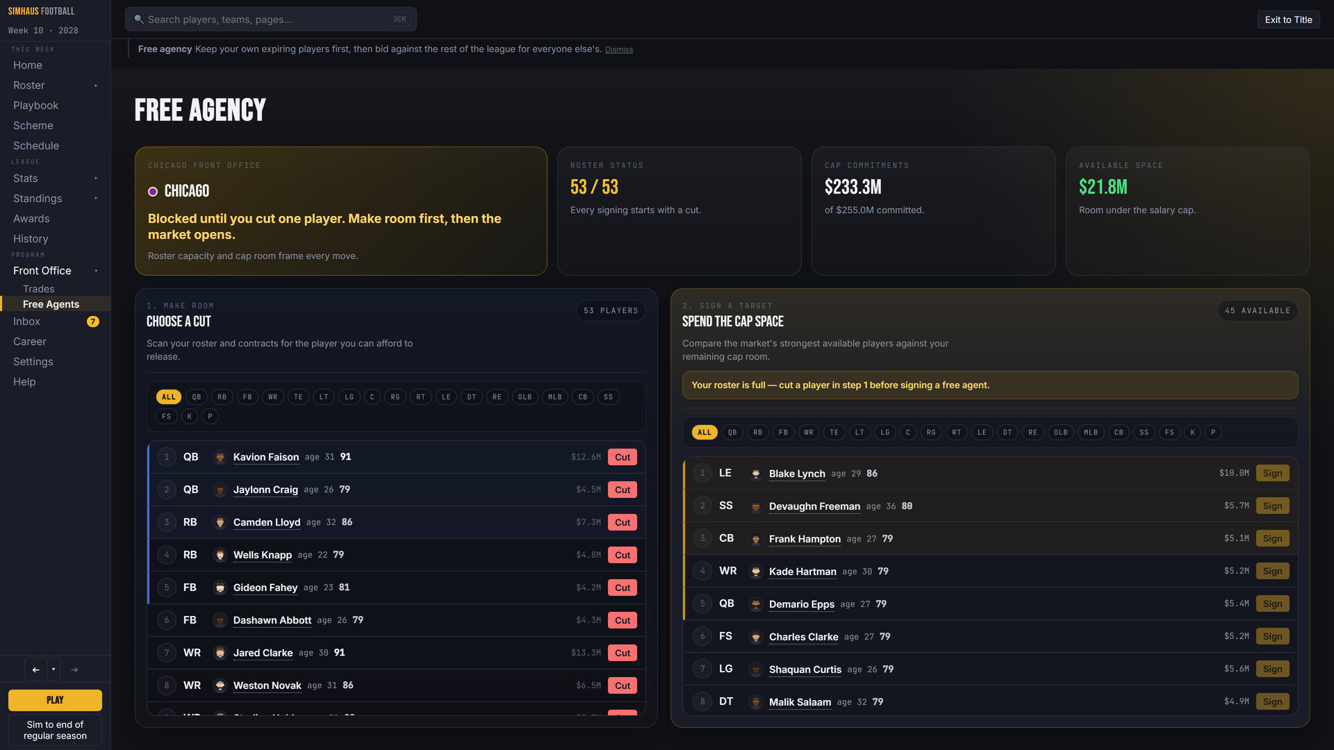 Simhaus: Football screenshot 8