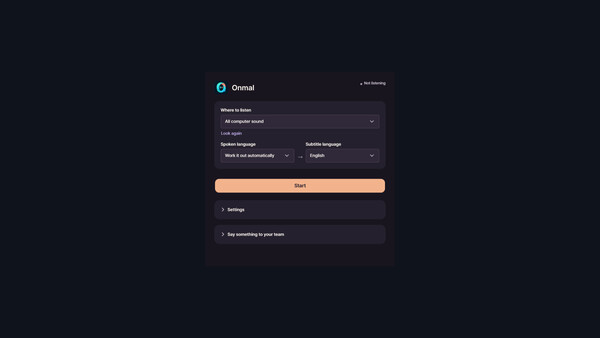 Onmal screenshot 2