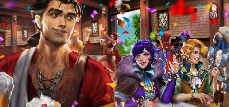 Steam header art for Shop Heroes