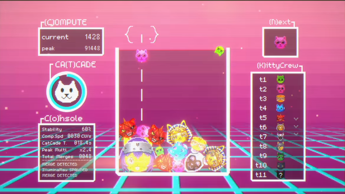 CyberKitty: Neon Merge video 2
