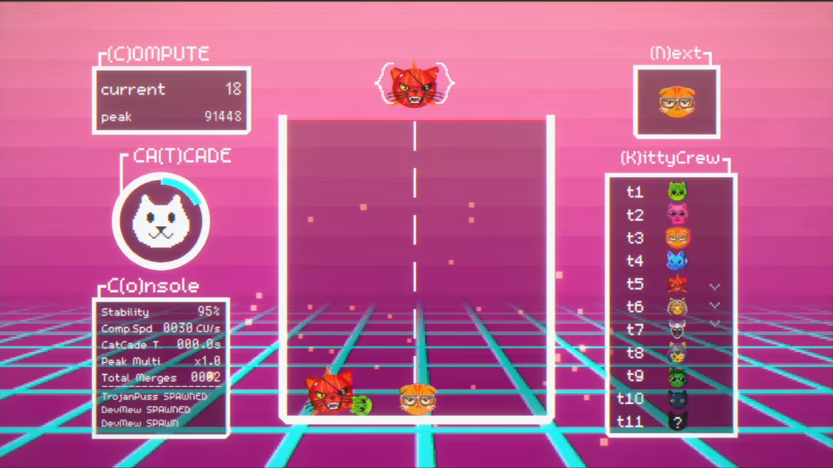 CyberKitty: Neon Merge video 1