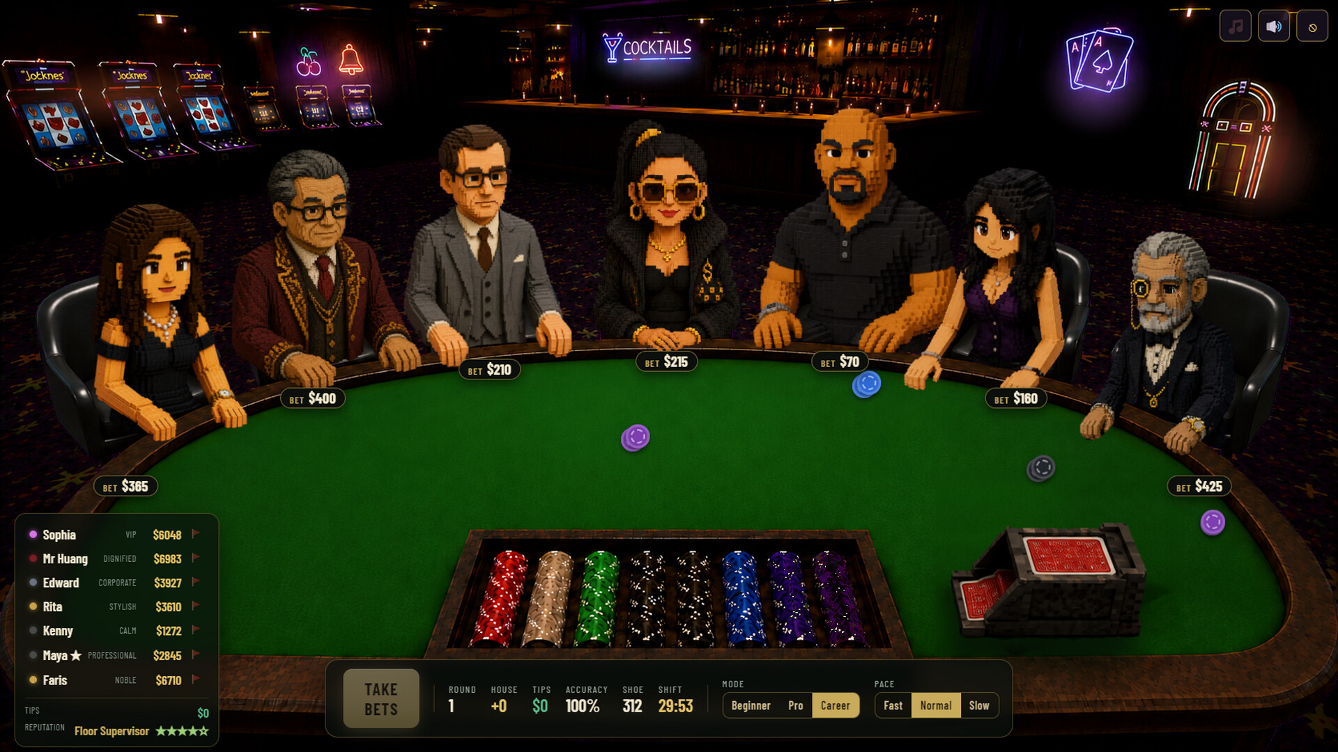 Casino Dealer Simulator screenshot 1