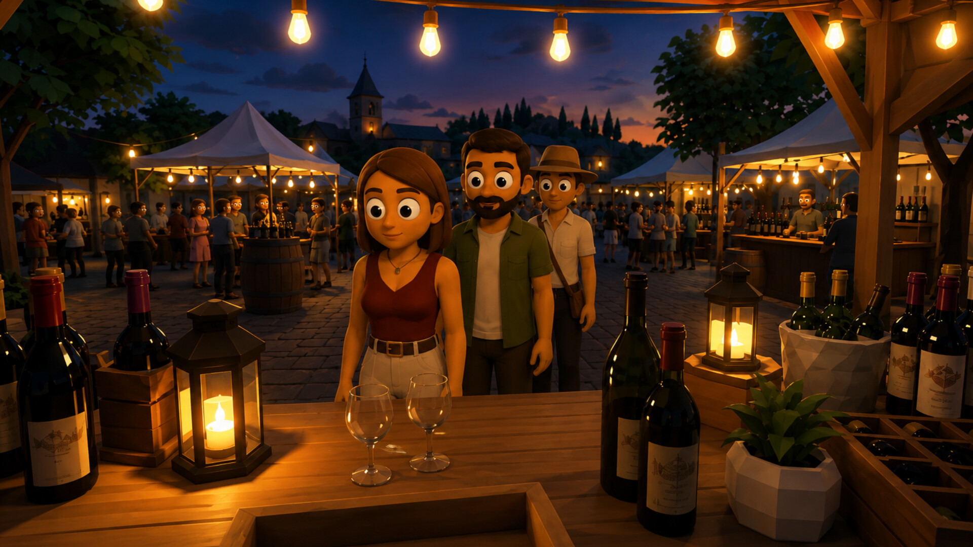 Outdoor Wine Market Simulator screenshot 2