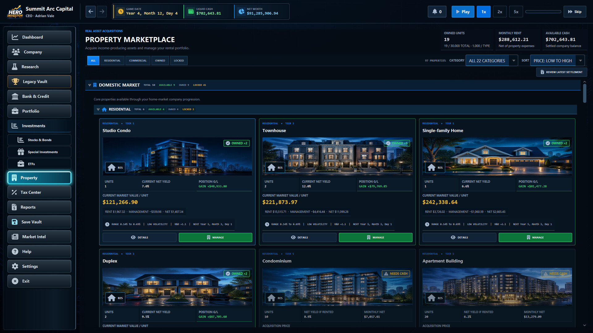 Hero Investor: Business Tycoon screenshot 2