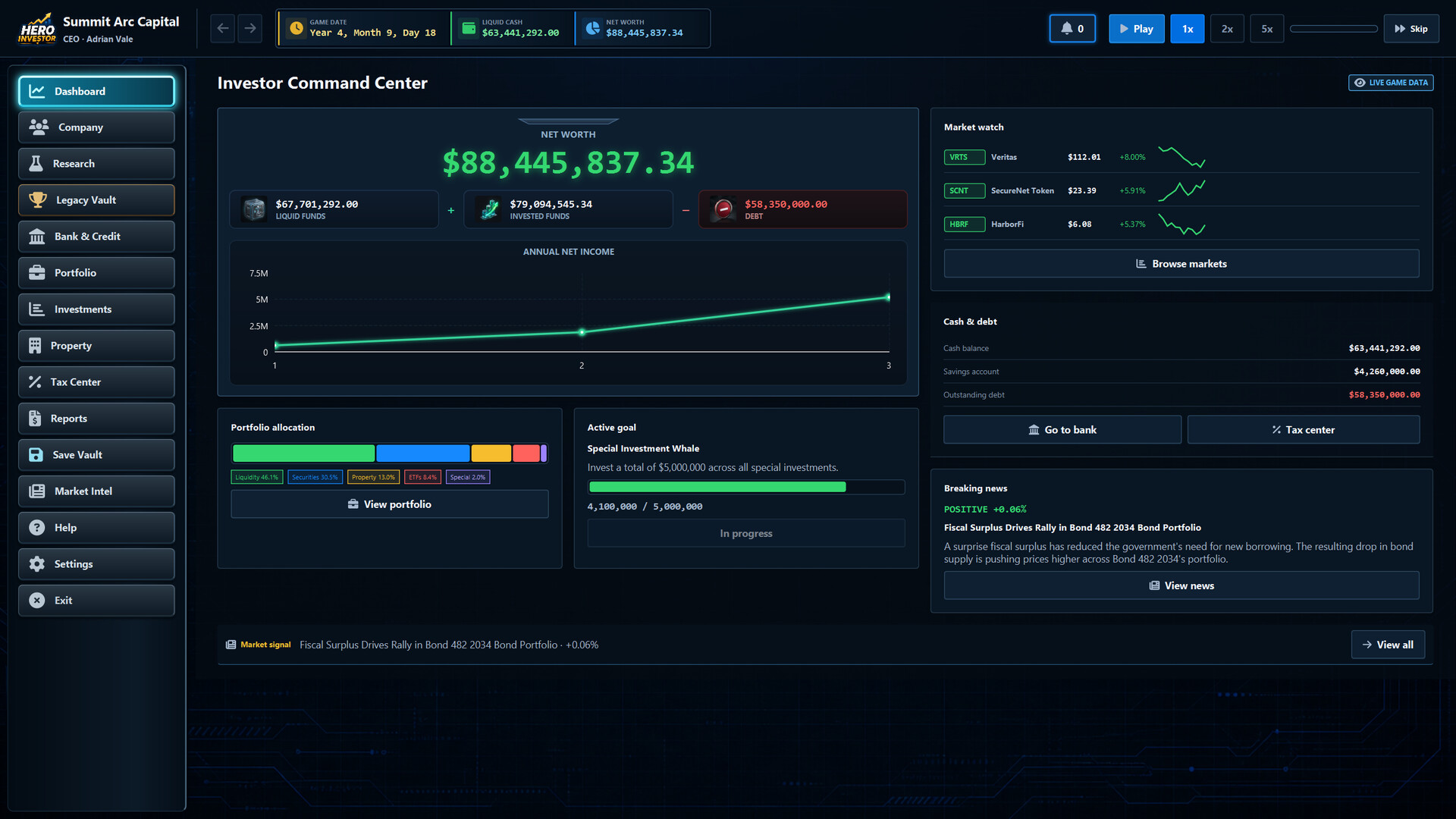 Hero Investor screenshot 1