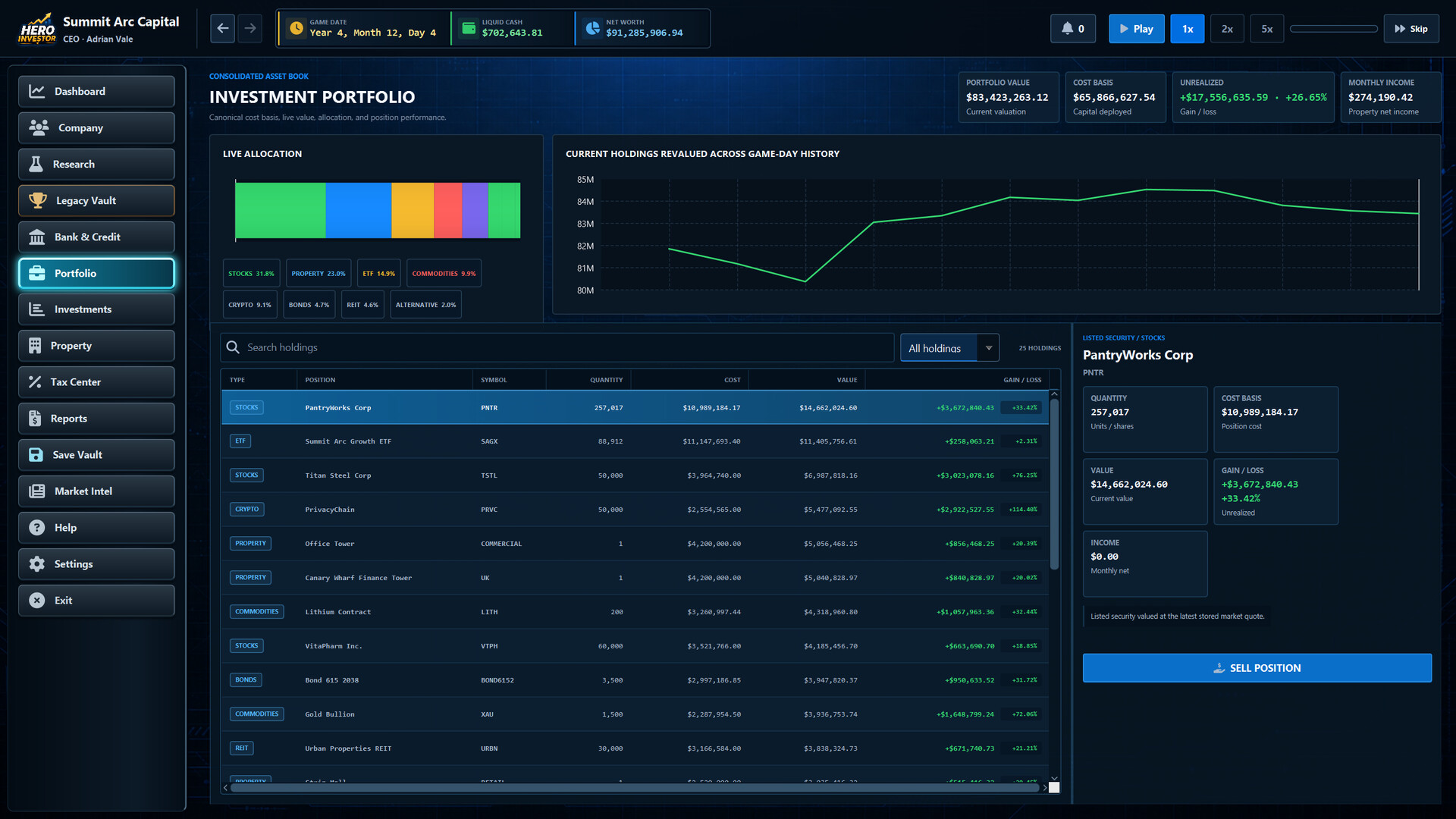 Hero Investor screenshot 6