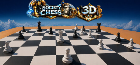 Society Chess 3D Banner