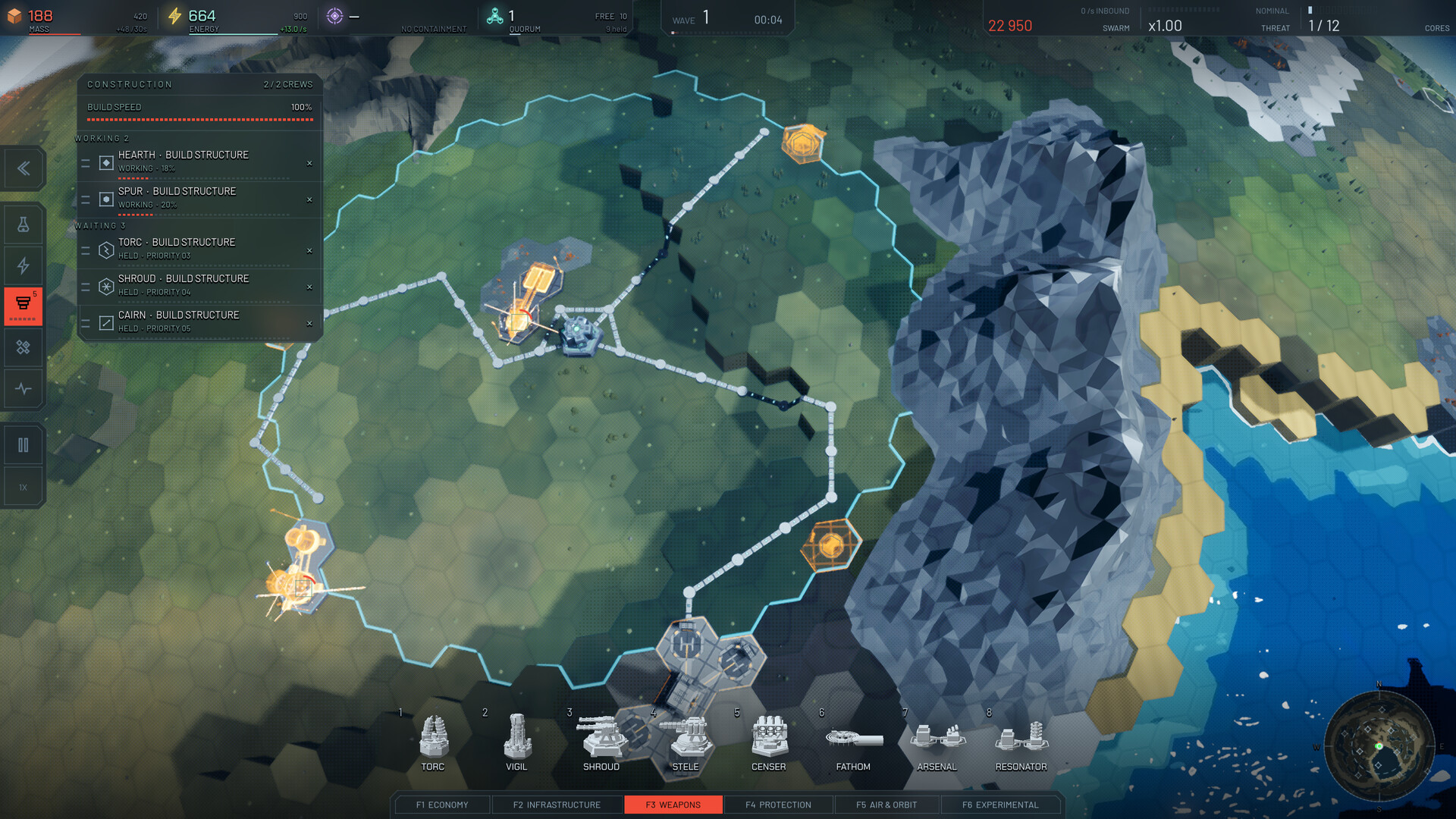 Hexfall: Planetary Defense screenshot 7